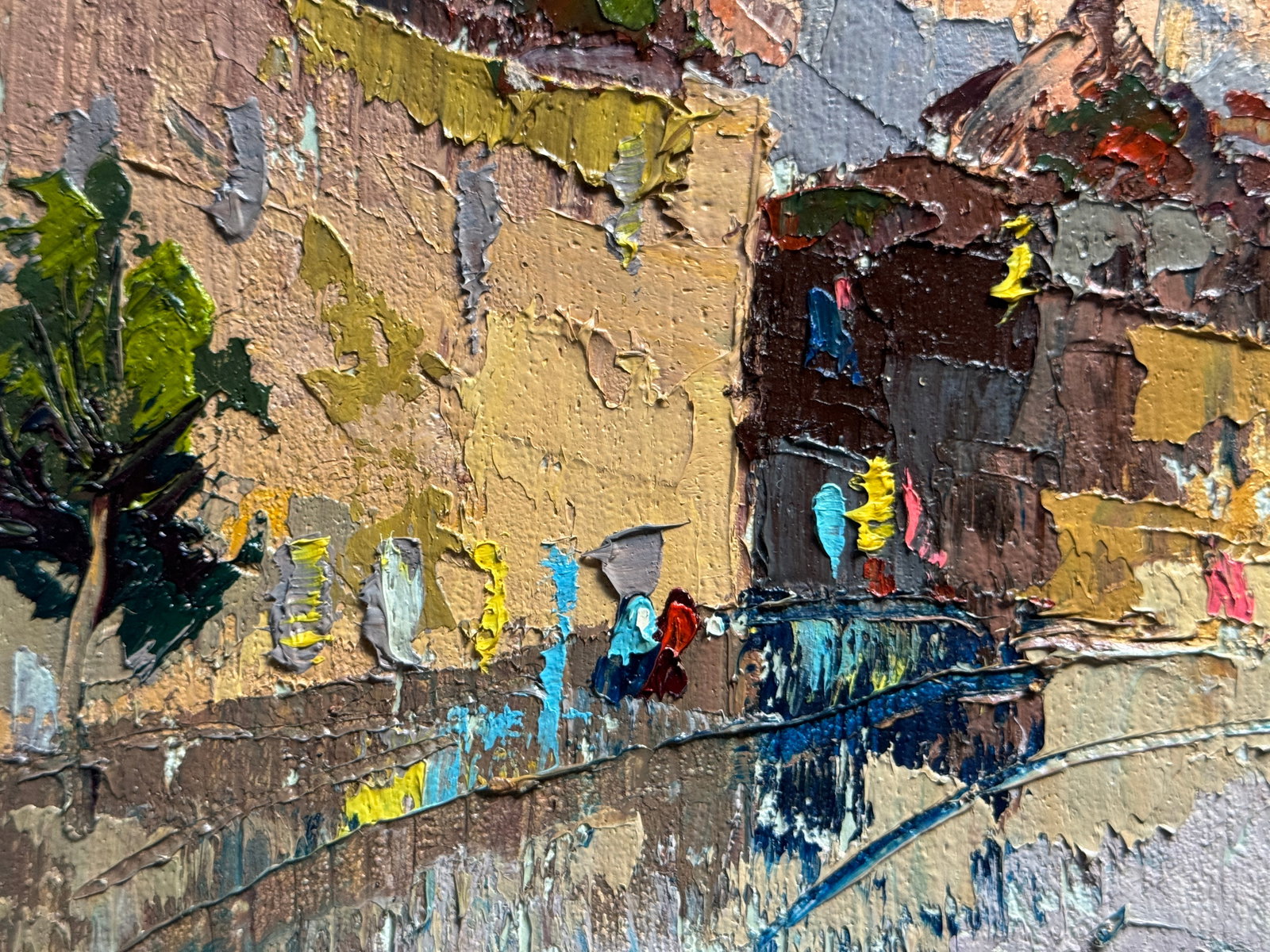 Oil painting with frame evening K. Leonid - 5