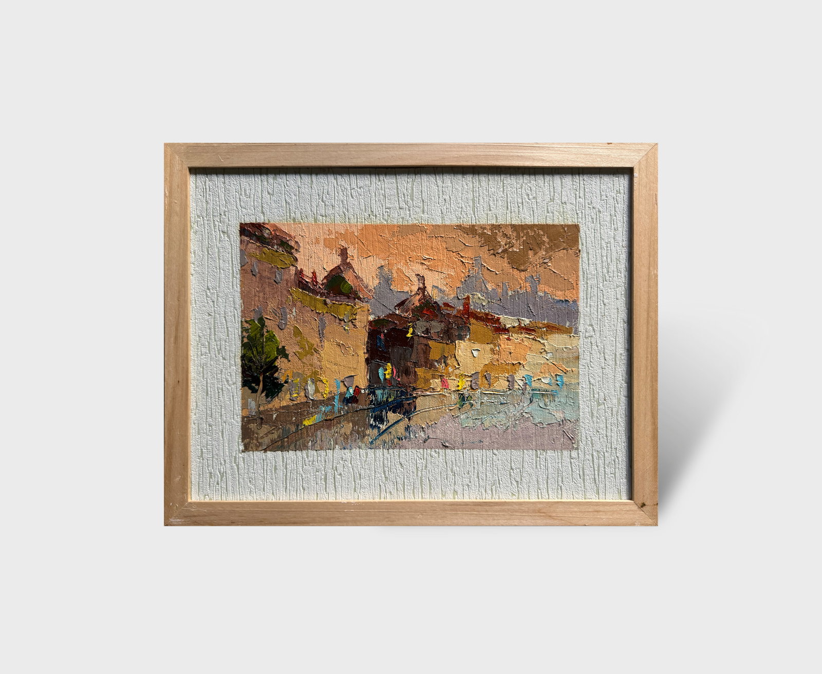 Oil painting with frame evening K. Leonid - 7