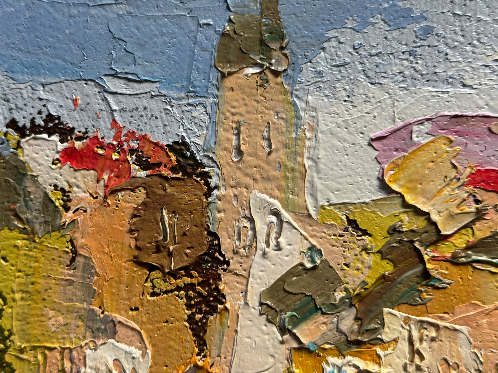 Oil painting with frame square in lviv K. Leonid - 2
