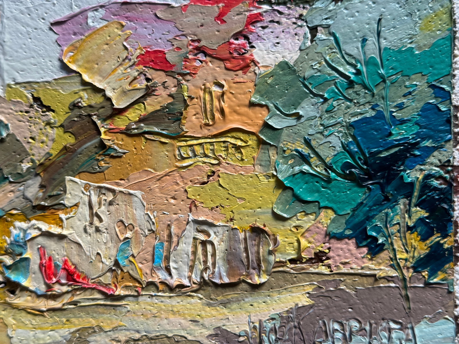 Oil painting with frame square in lviv K. Leonid - 4