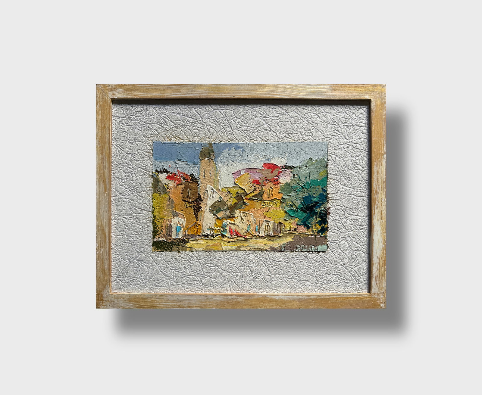 Oil painting with frame square in lviv K. Leonid - 7