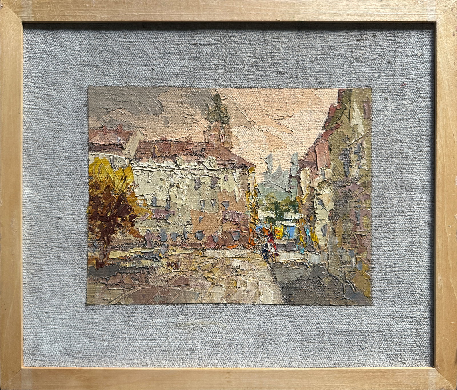 Oil painting with frame Lviv K. Leonid: Title: Oil painting with frame Lviv K. Leonid Description: 484KK Painter: K. Leonid S?ze: 35x42 cm/ 13.77x16.53 inches Size without frame: 21x28 cm/ 8.26x11.02 inches Components: oil, canvas,