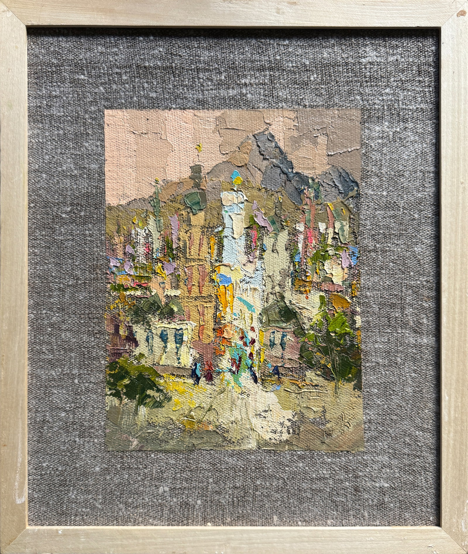 Oil painting with frame Lviv K. Leonid: Title: Oil painting with frame Lviv K. Leonid Description: 485KK Painter: K. Leonid S?ze: 42x35 cm/ 16.53x13.77 inches Size without frame: 28x21 cm/ 11.02x8.26 inches Components: oil, canvas, fiberboa