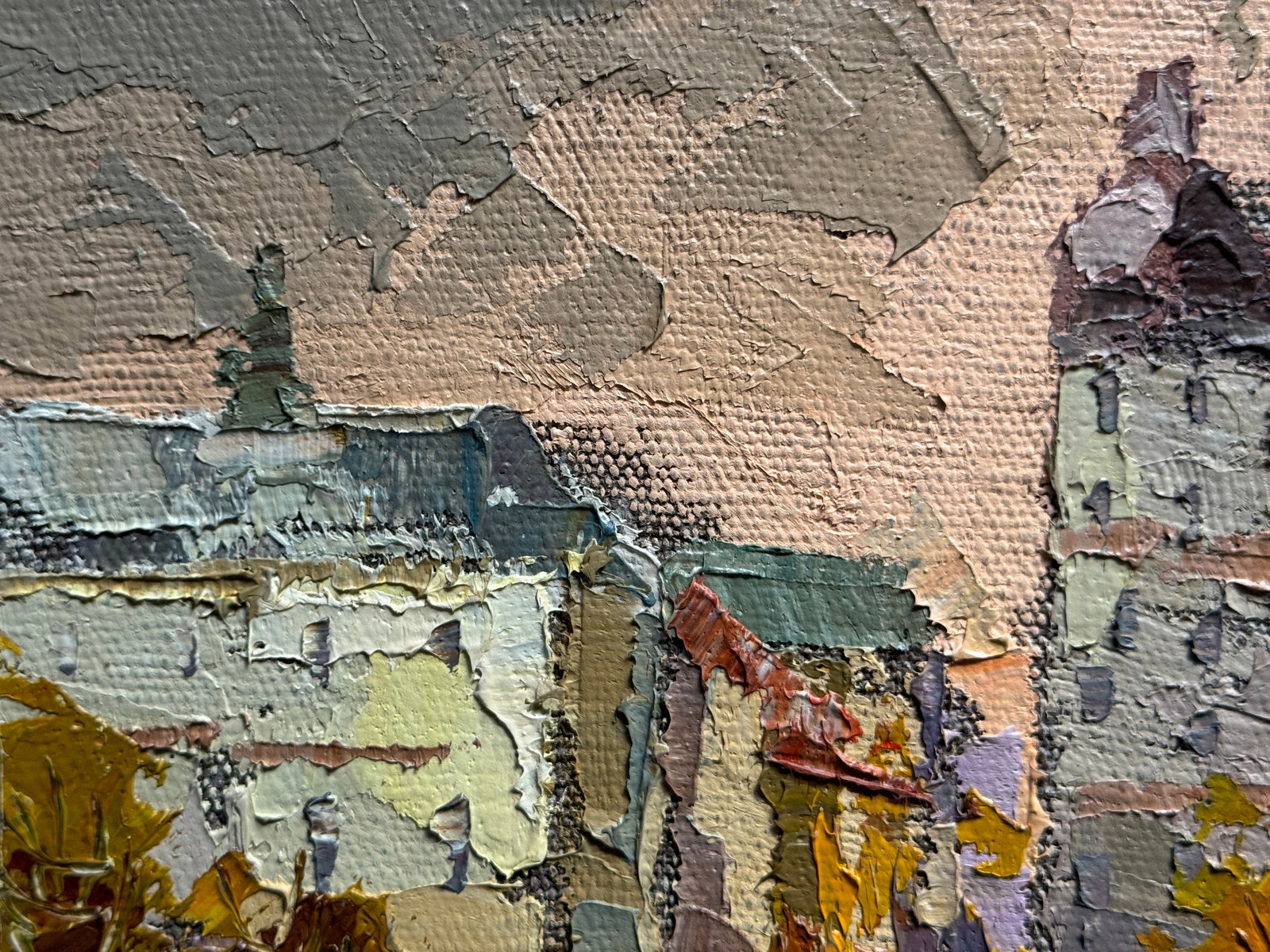 Oil painting with frame Lviv K. Leonid - 2