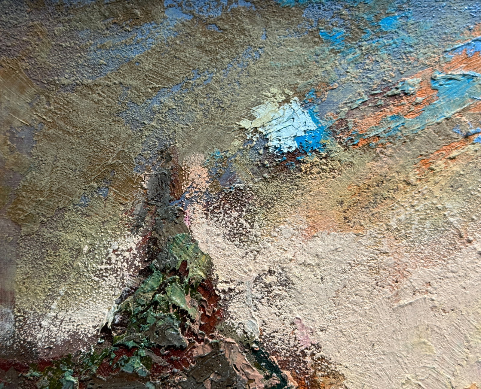 Oil painting with frame City K. Leonid - 2