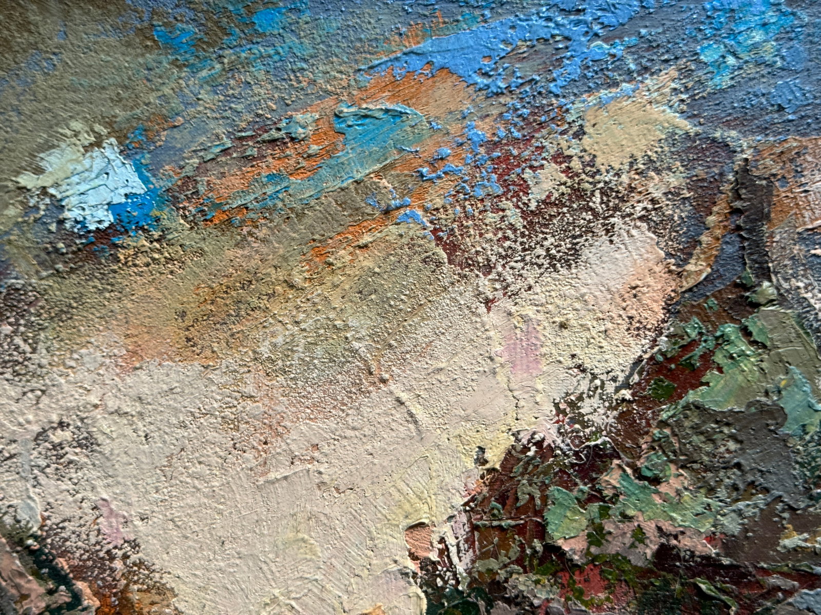 Oil painting with frame City K. Leonid - 3