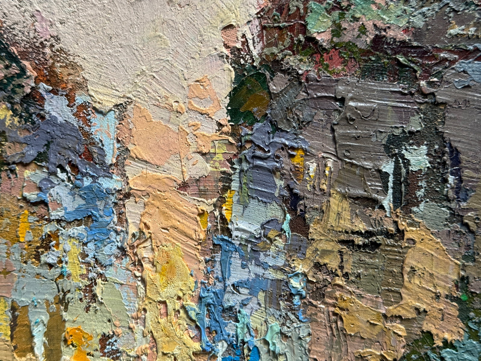 Oil painting with frame City K. Leonid - 4