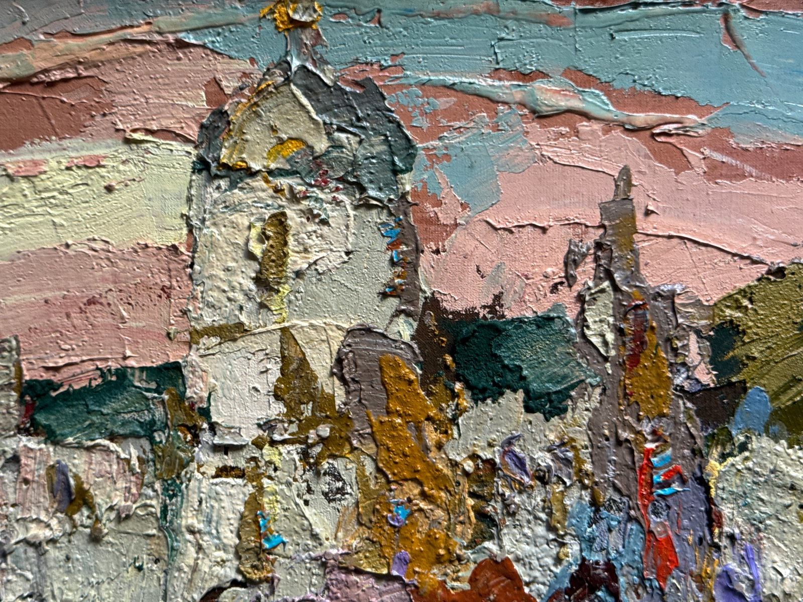 Oil painting with frame Lviv St. George's Cathedral K. Leonid - 7