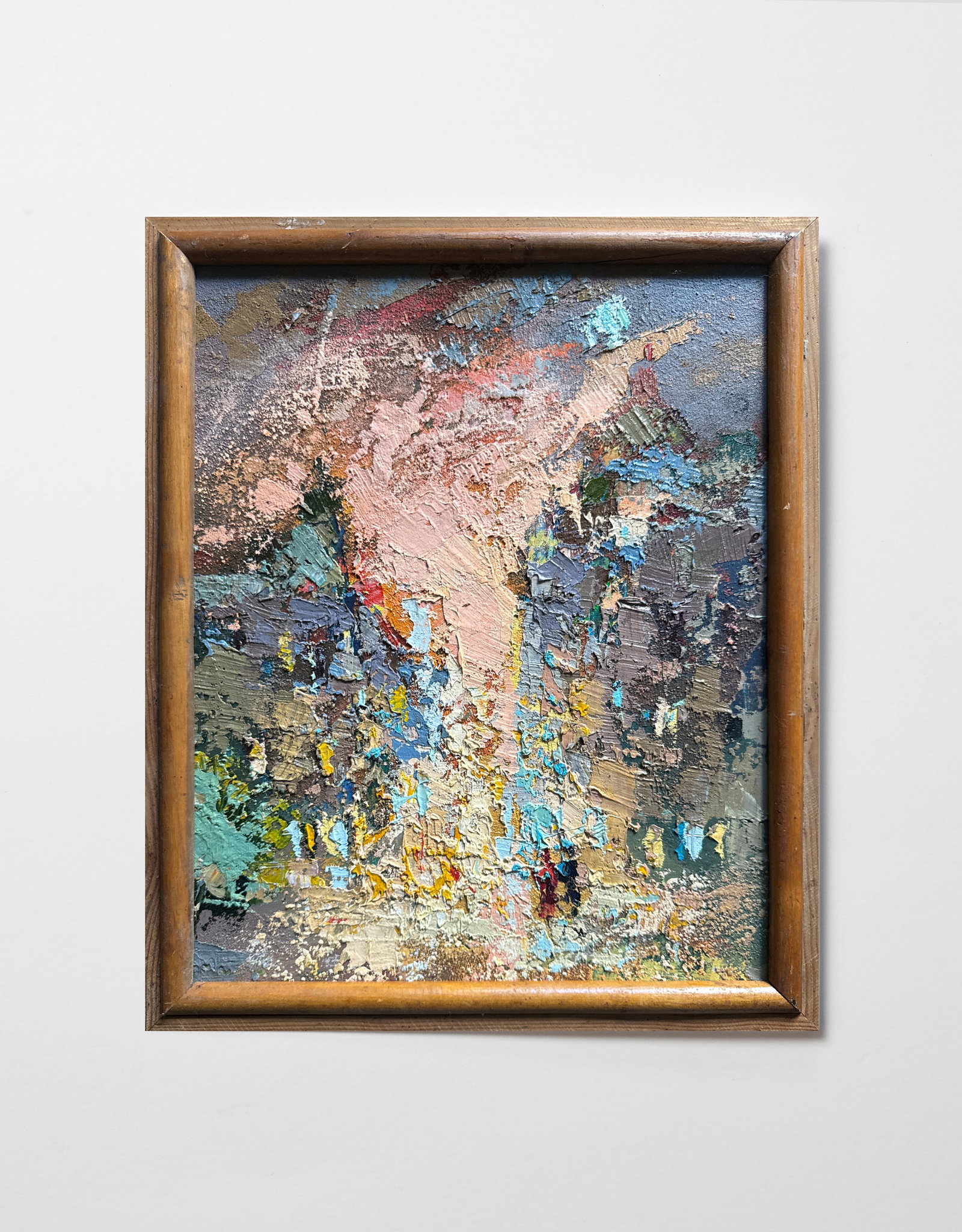Oil painting with frame Evening K. Leonid - 2