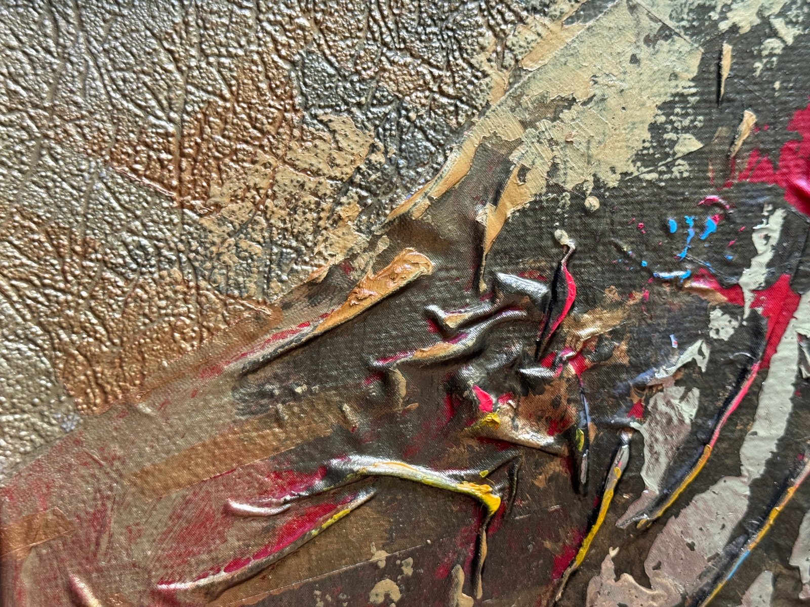 Perception of the author's technique Oil painting with frame Gold K. Leonid - 2