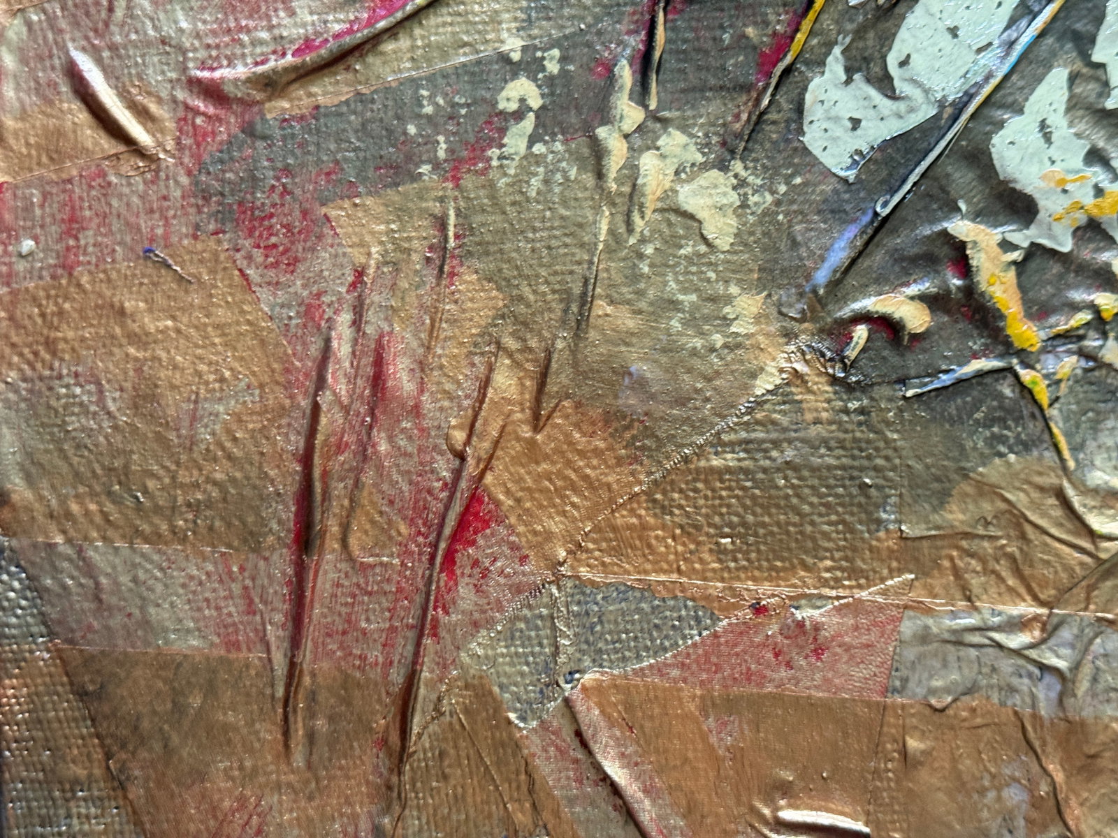 Perception of the author's technique Oil painting with frame Gold K. Leonid - 3