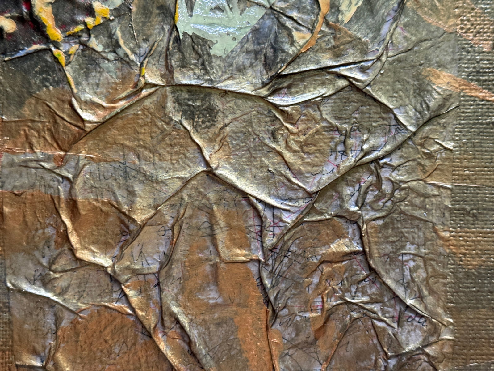 Perception of the author's technique Oil painting with frame Gold K. Leonid - 7