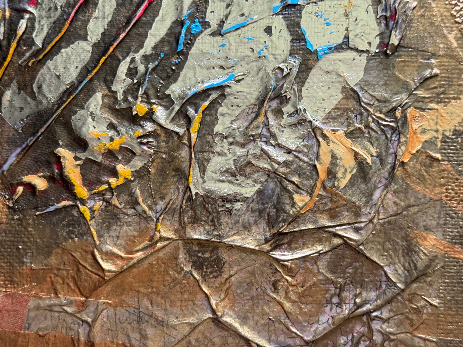 Perception of the author's technique Oil painting with frame Gold K. Leonid - 8