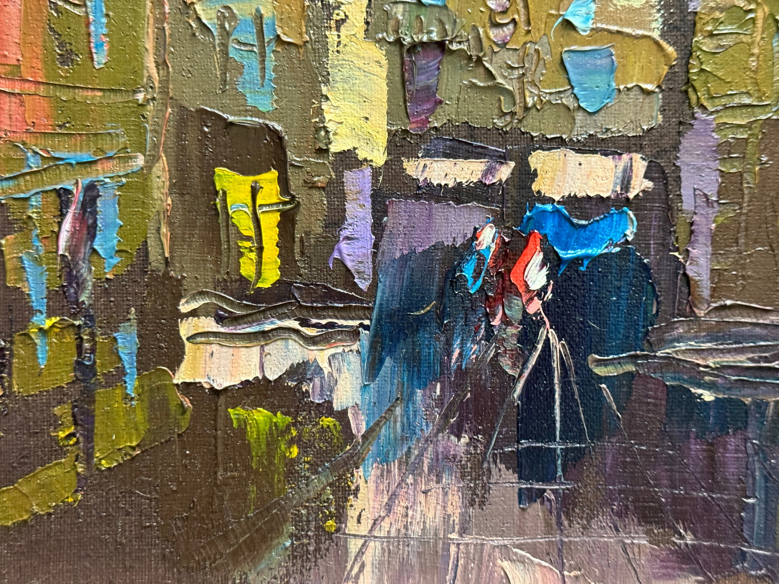 Oil painting with farme Lviv Market Square K. Leonid - 6