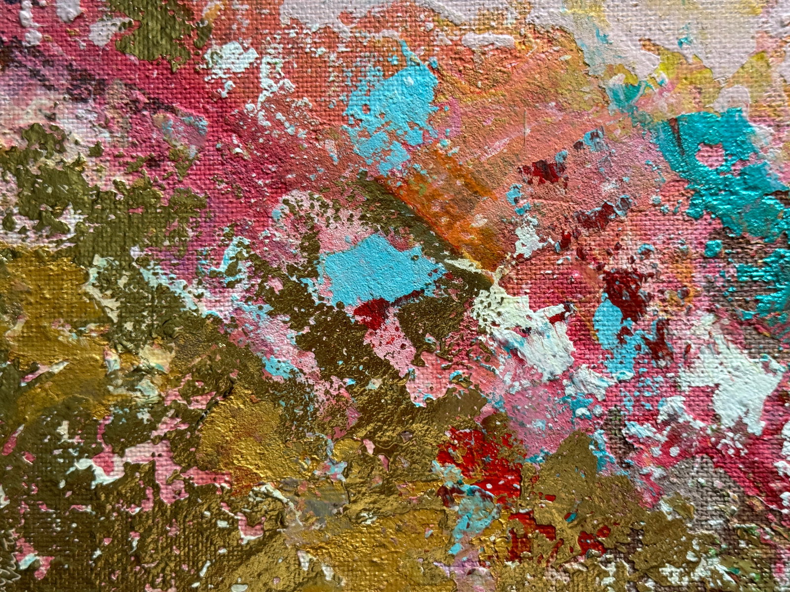 Acrylic painting with frame Perception K. Leonid - 3