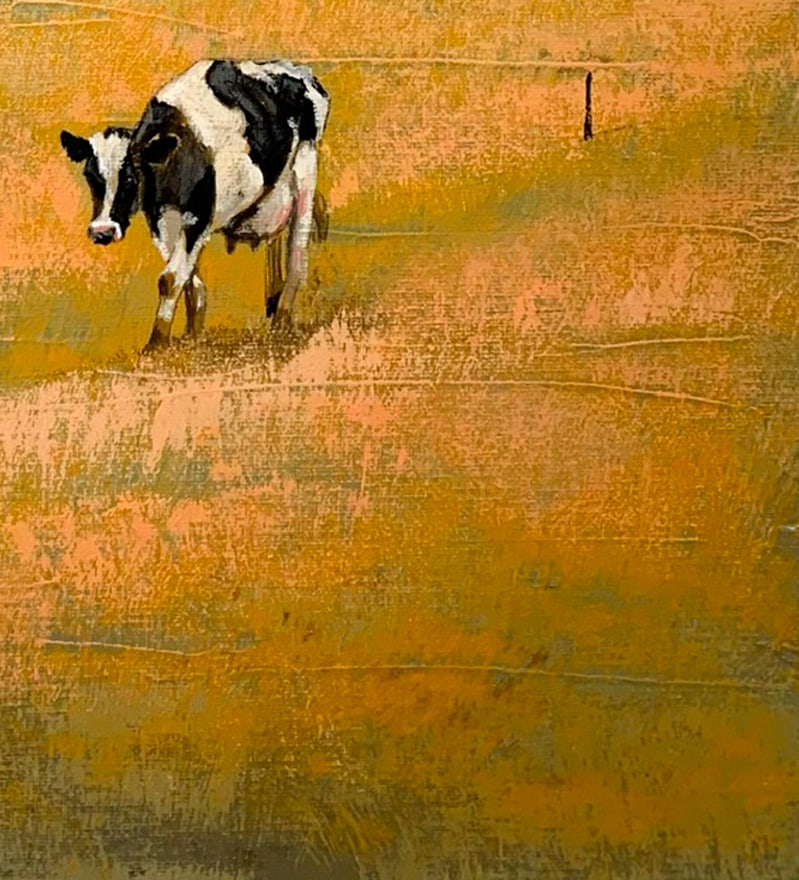 Oil painting Cows Ukrainian painter - 3