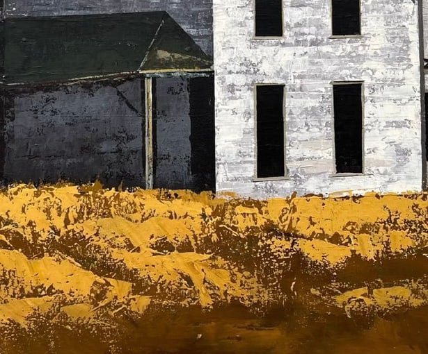 Oil painting House Ukrainian painter - 4