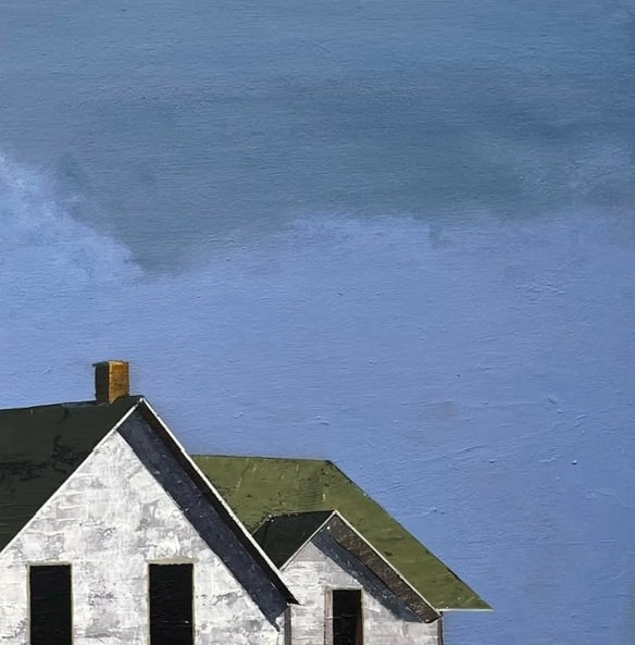 Oil painting House Ukrainian painter - 6