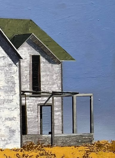 Oil painting House Ukrainian painter - 9