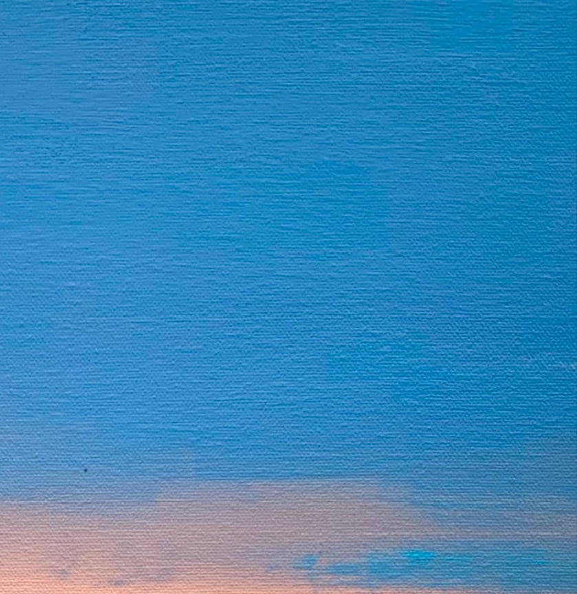 Oil painting Rural horizon Ukrainian painter - 5