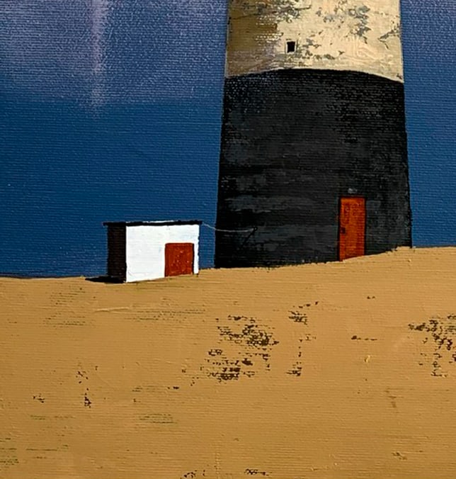 Oil painting Lighthouse Ukrainian painter - 2