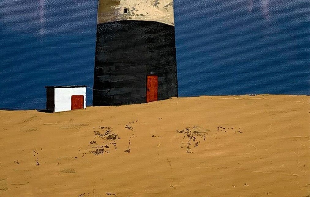 Oil painting Lighthouse Ukrainian painter - 4