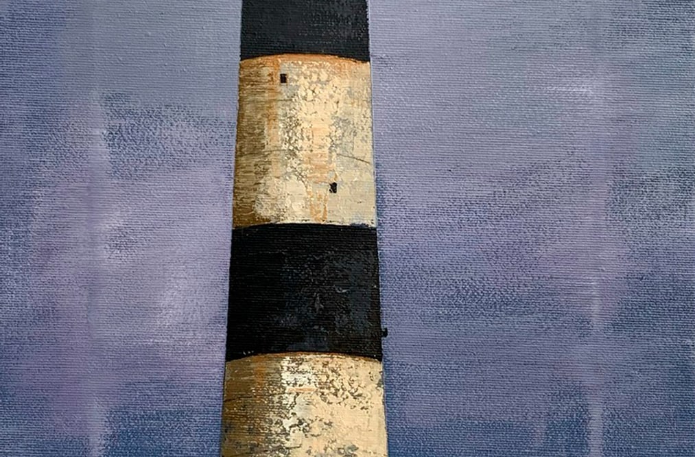 Oil painting Lighthouse Ukrainian painter - 7