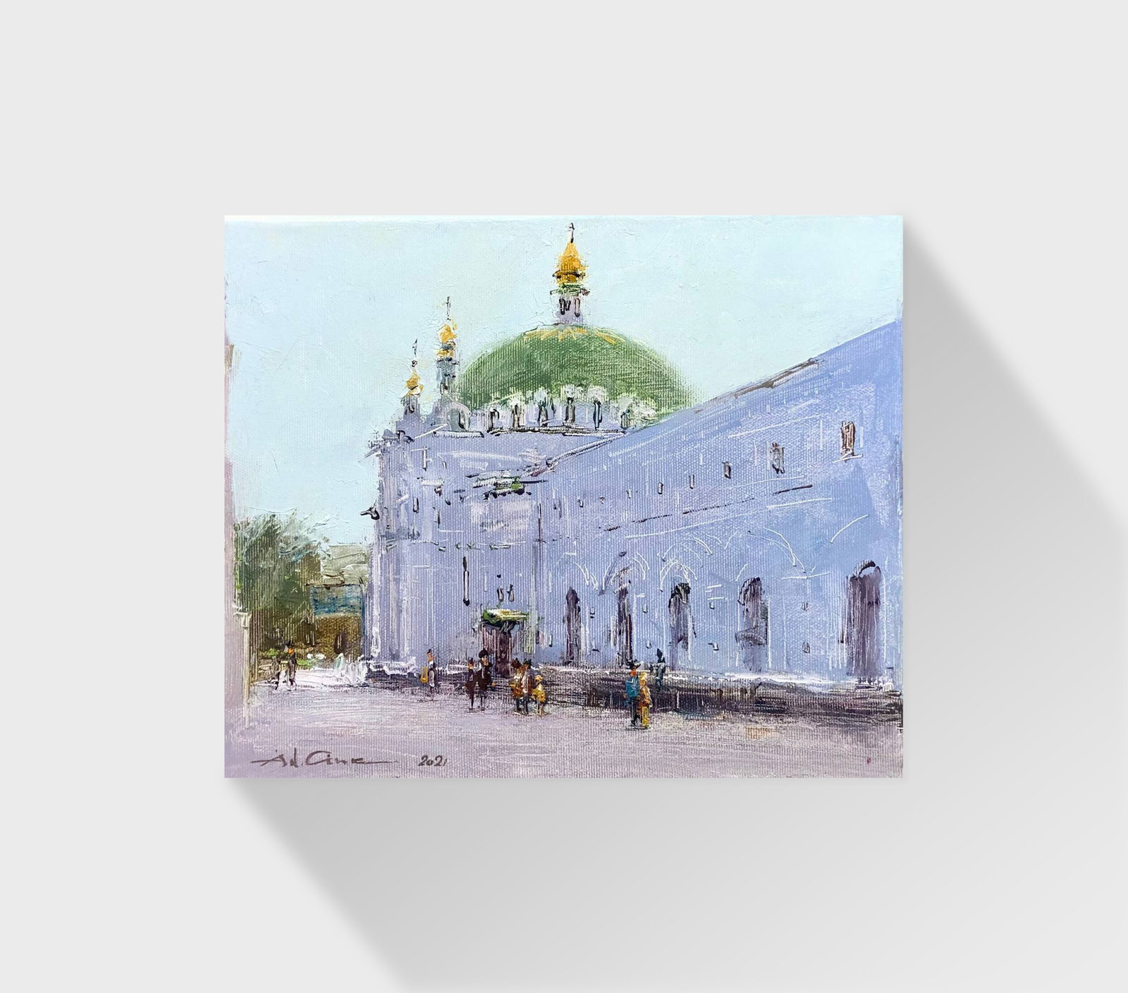 Oil painting Refectory Church, Kyiv Pechersk Lavra Andrii G. - 5
