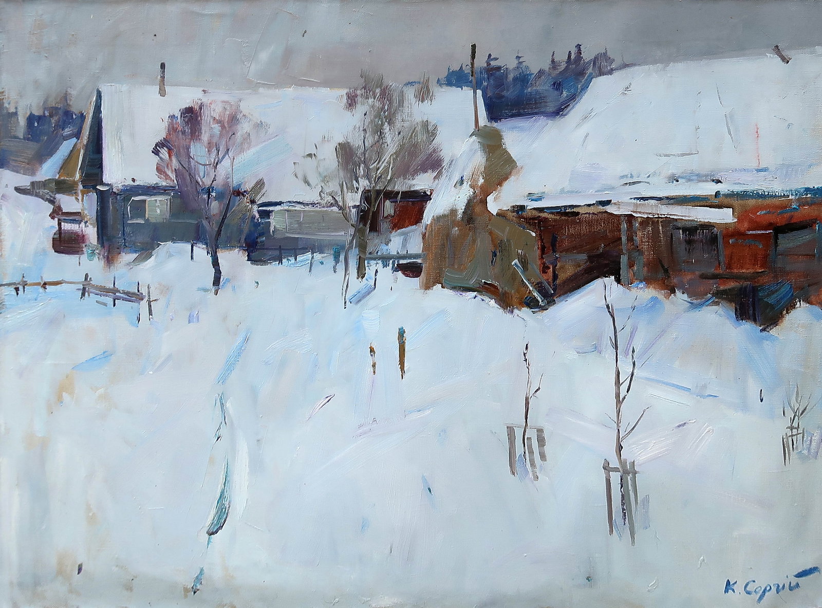 Oil painting Beach Serg Kovalenko (1 of 1)