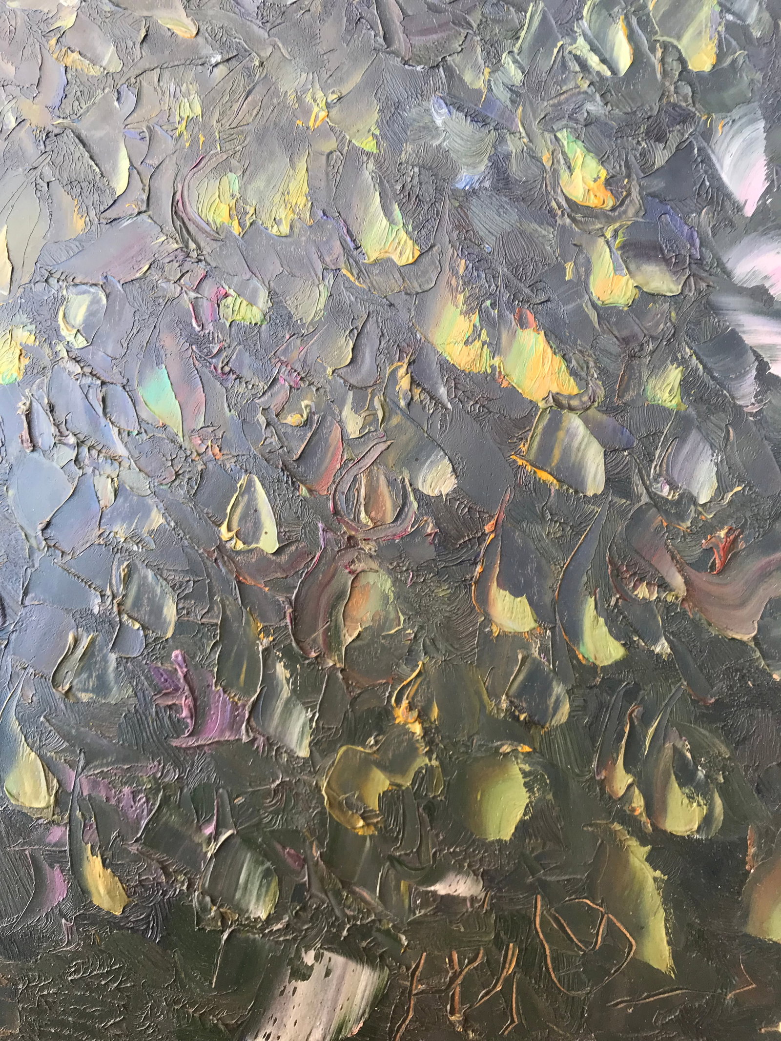 Abstract Oil painting Old pear Onyshchenko - 10