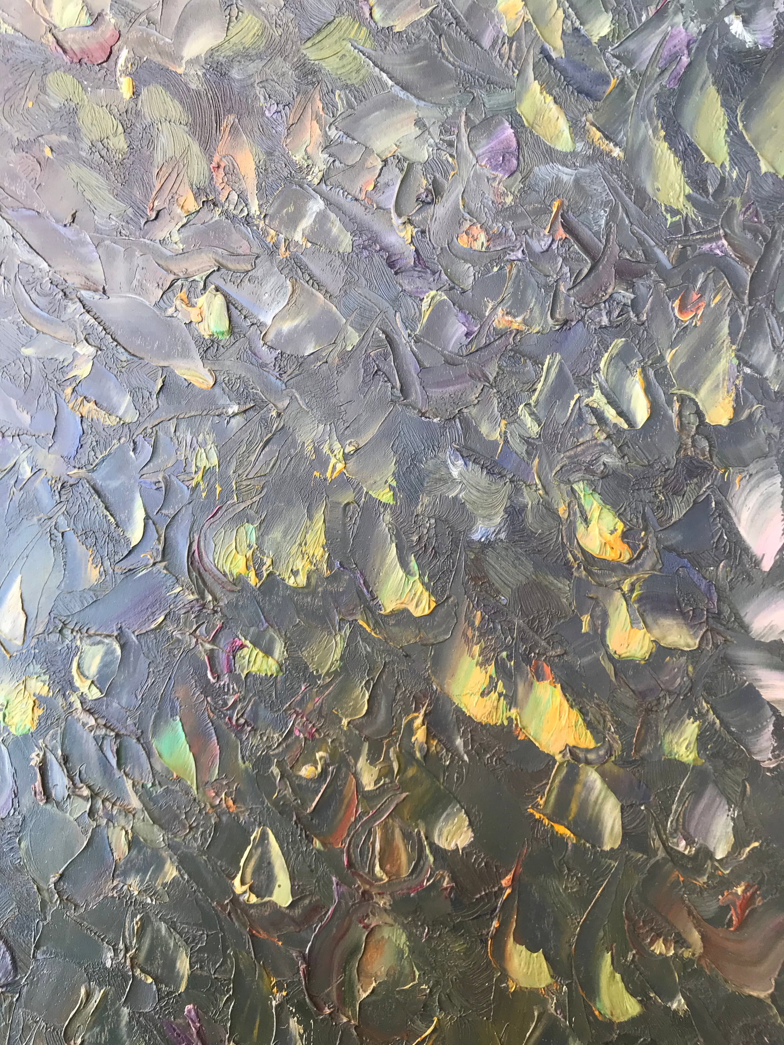 Abstract Oil painting Old pear Onyshchenko - 8