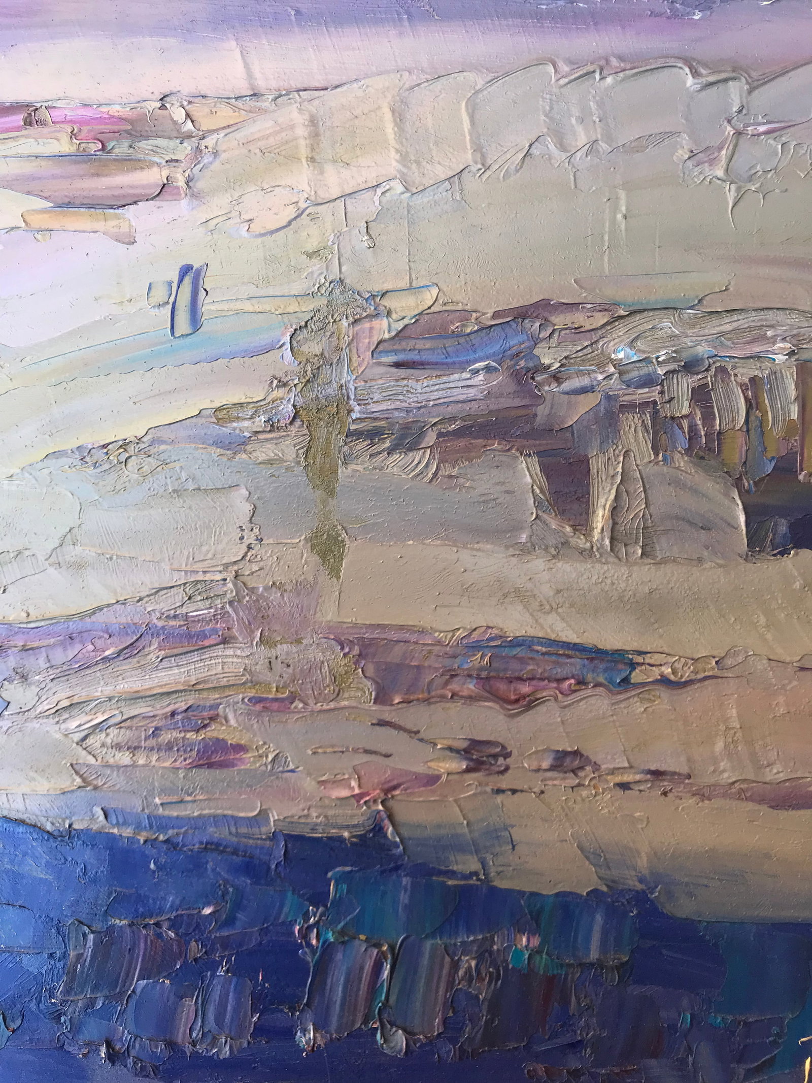Abstract Oil painting big migration Onyshchenko - 6