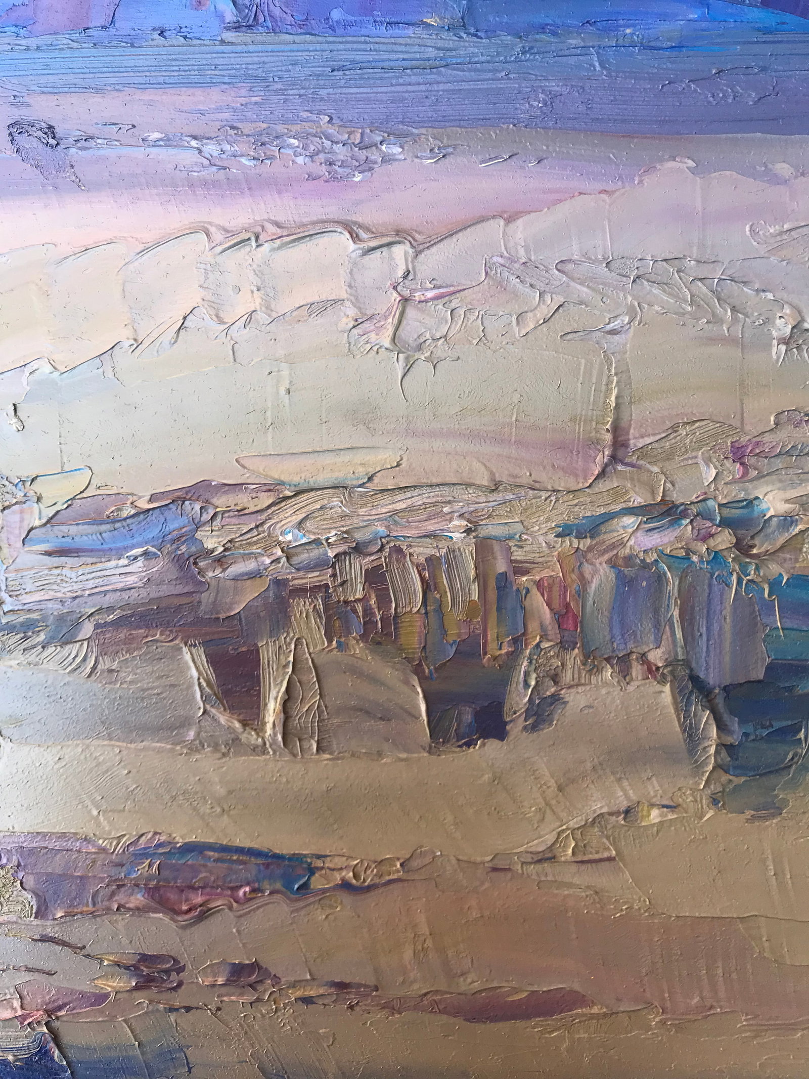 Abstract Oil painting big migration Onyshchenko - 7