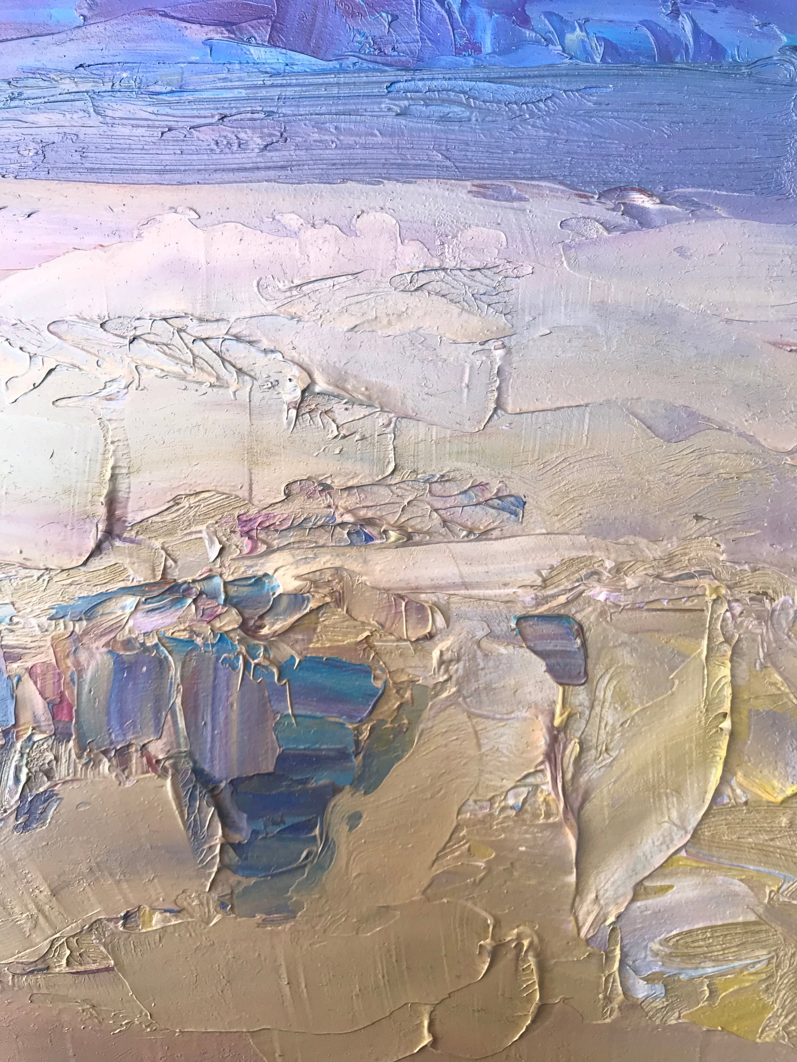 Abstract Oil painting big migration Onyshchenko - 8
