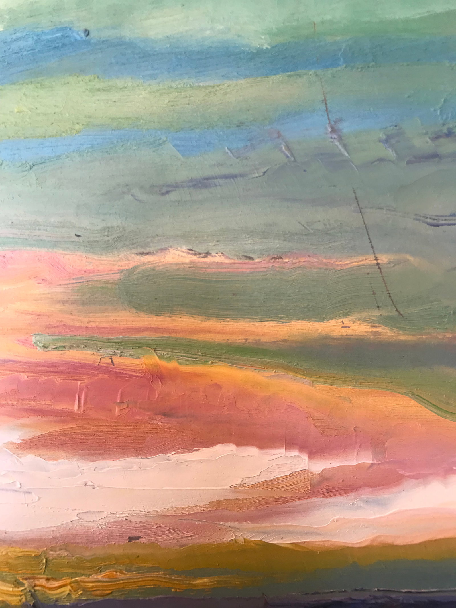 Abstract Oil painting Evening in Poltava Onyshchenko - 8