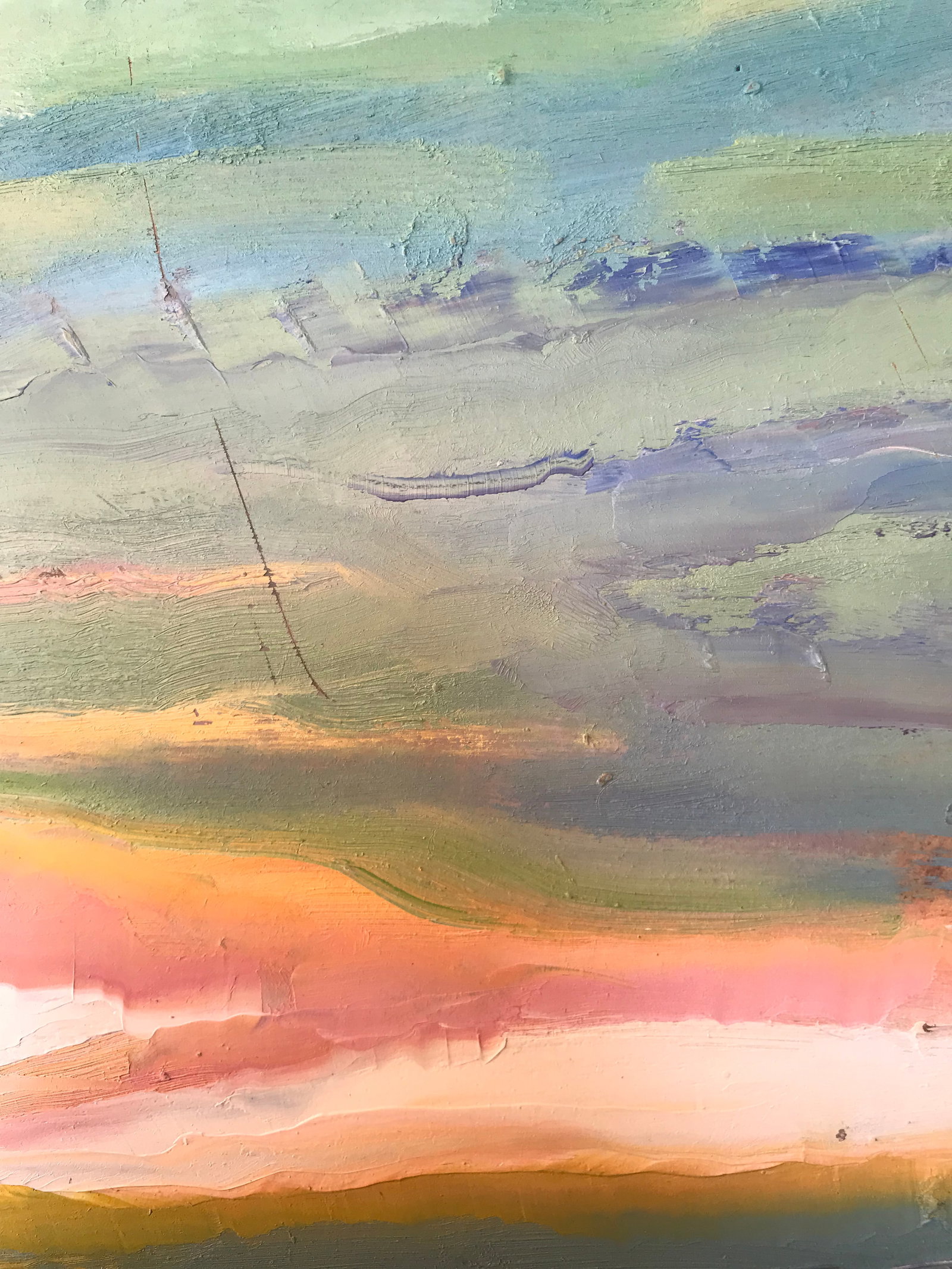 Abstract Oil painting Evening in Poltava Onyshchenko - 9