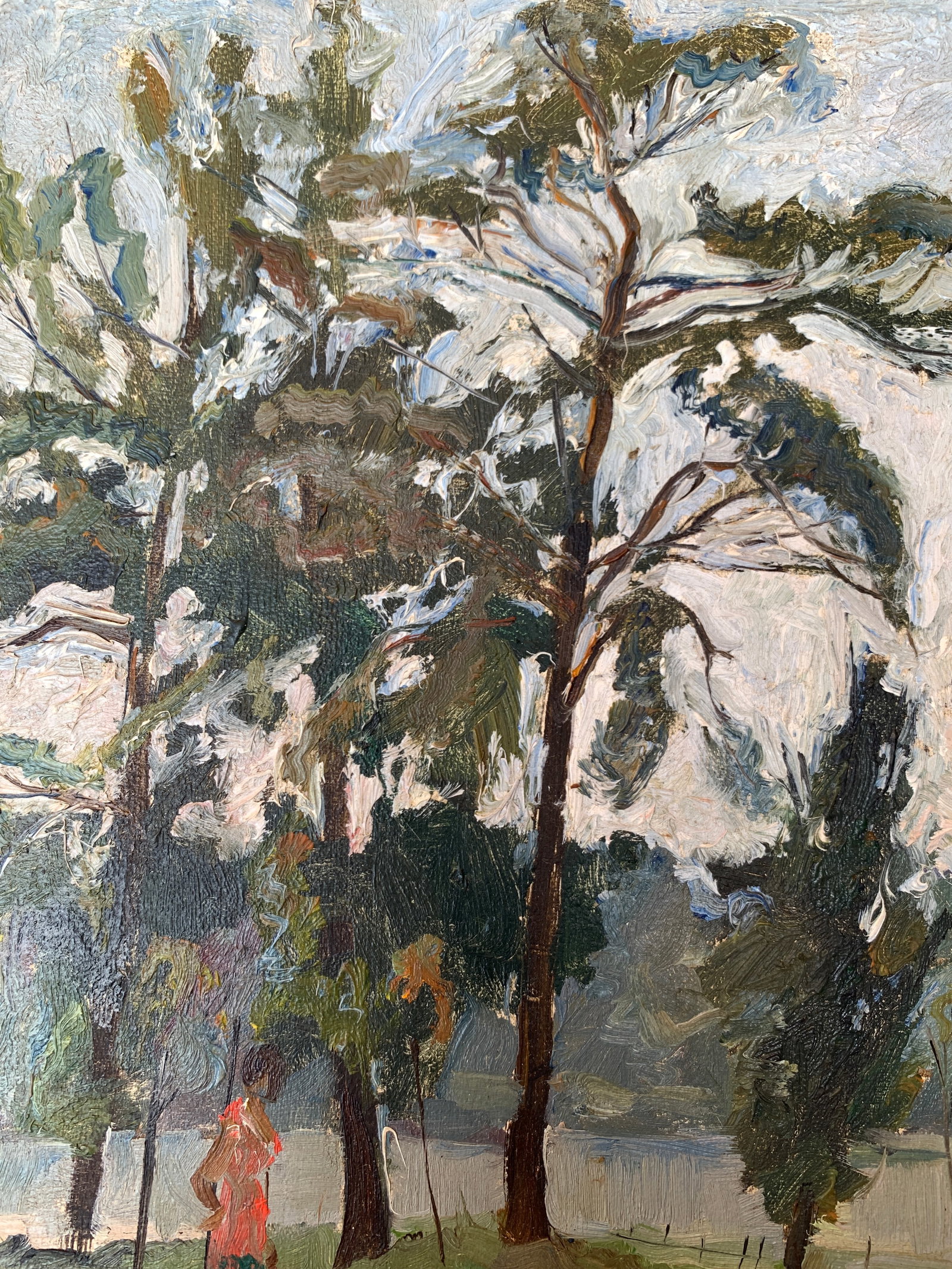 Oil painting Kyiv outskirts Onyshchenko - 3