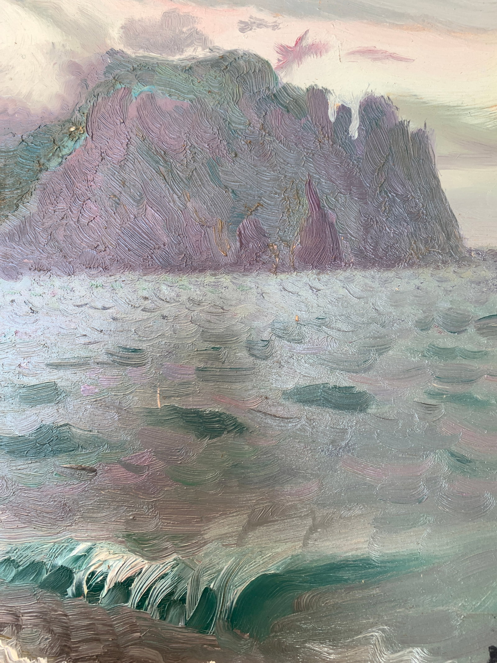 Oil painting Sea surf Onyshchenko - 10