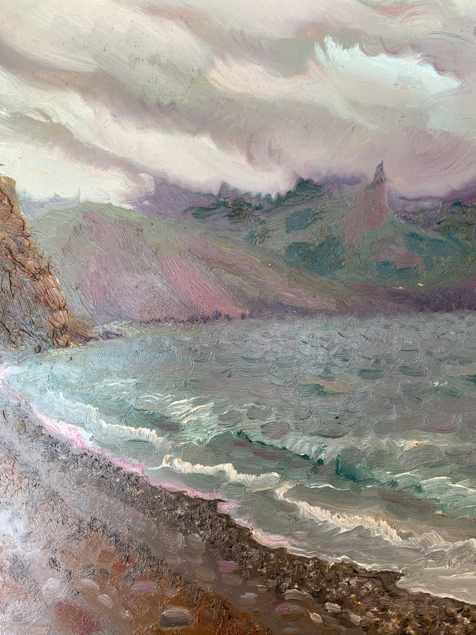 Oil painting Sea surf Onyshchenko - 4