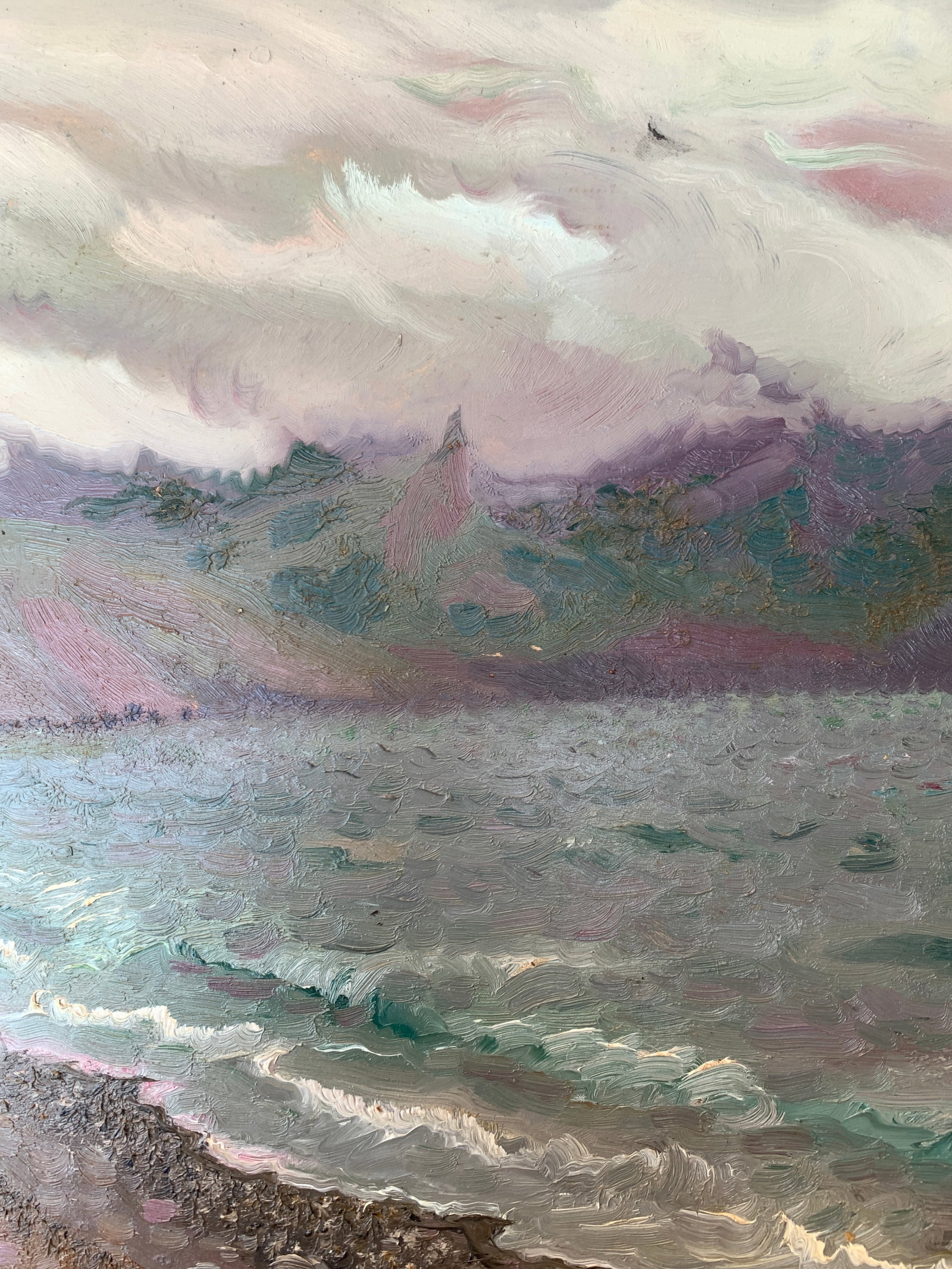 Oil painting Sea surf Onyshchenko - 5
