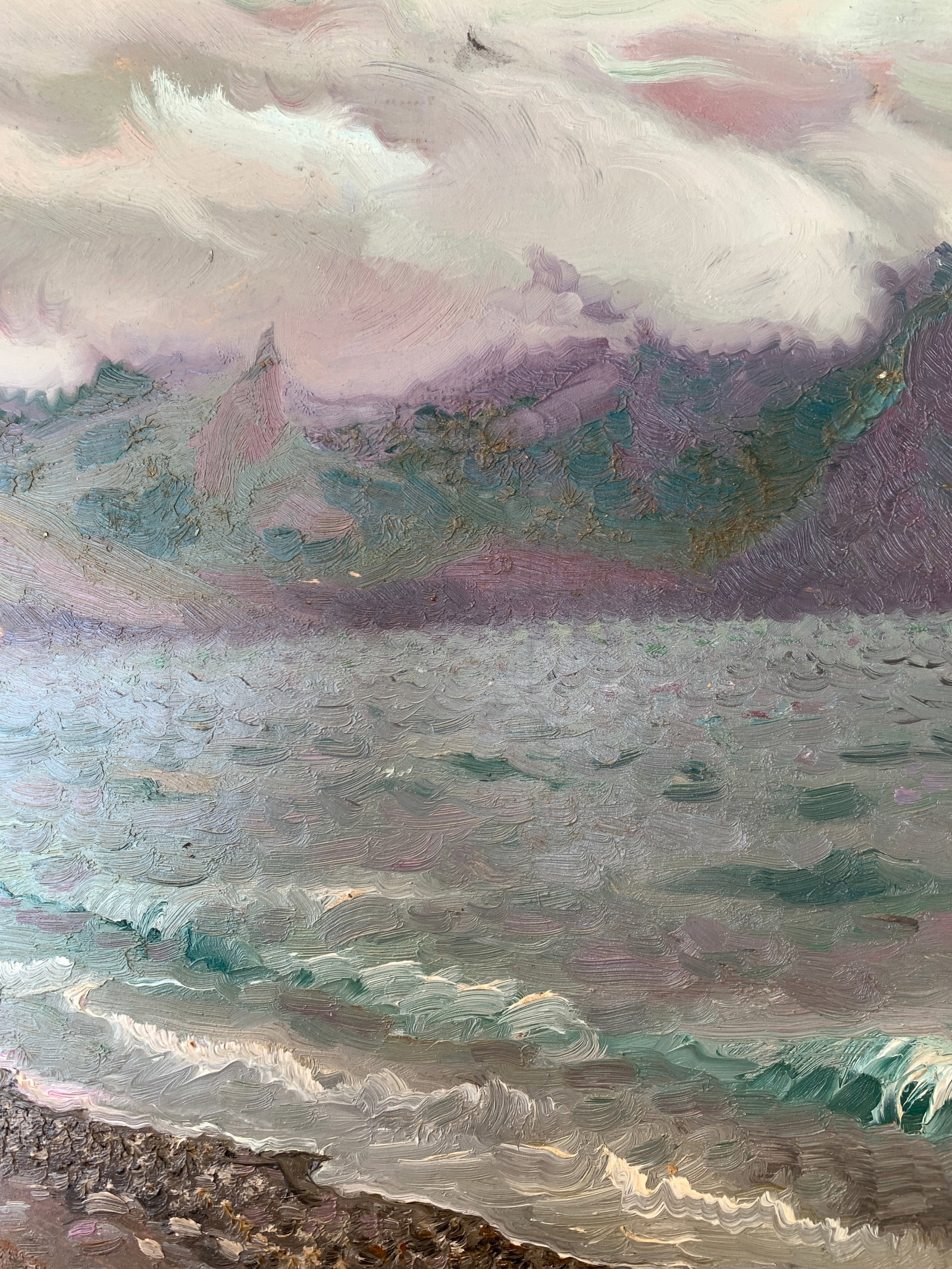 Oil painting Sea surf Onyshchenko - 6