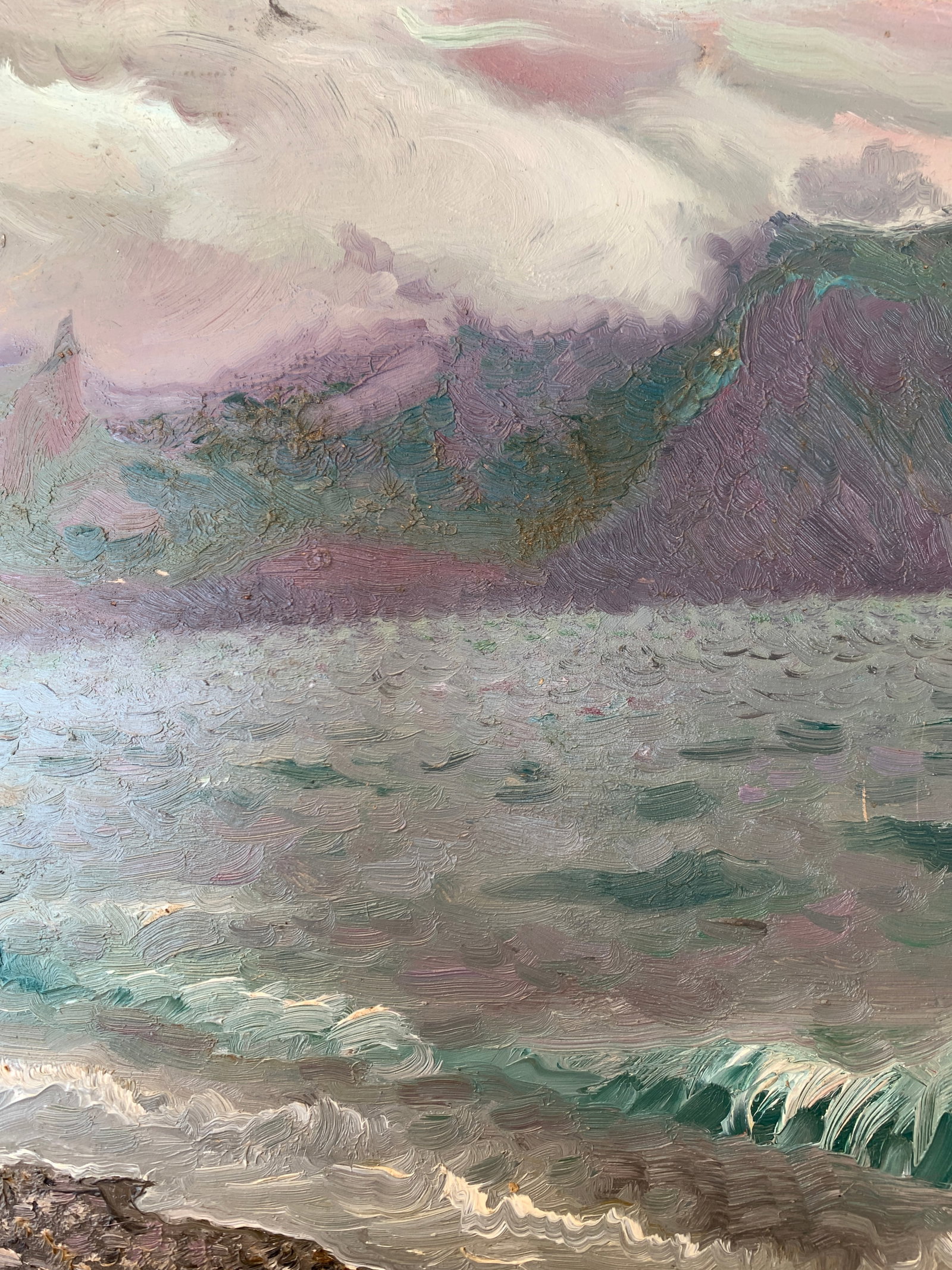 Oil painting Sea surf Onyshchenko - 7