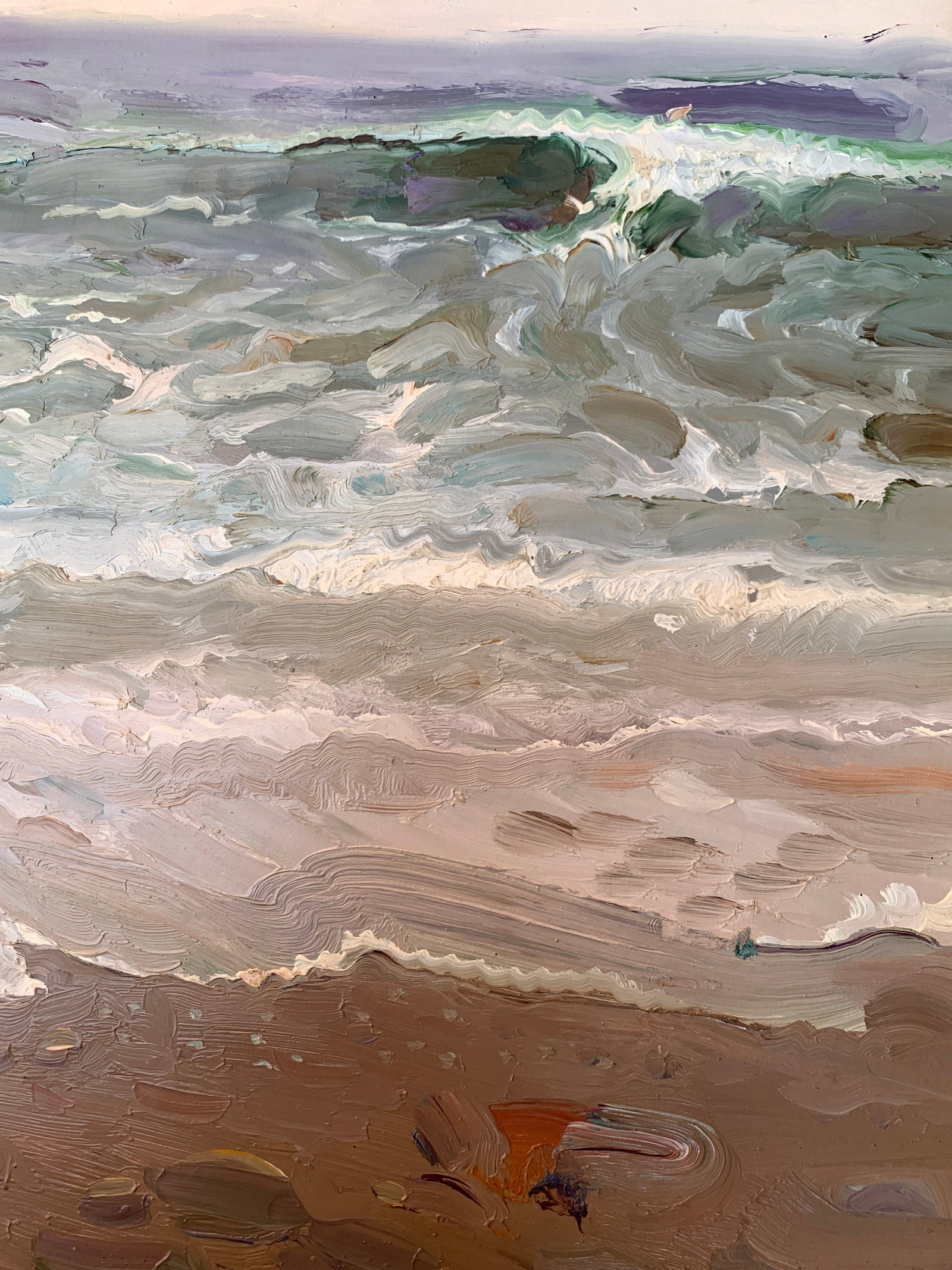 Oil painting Spring seashore Onyshchenko - 10