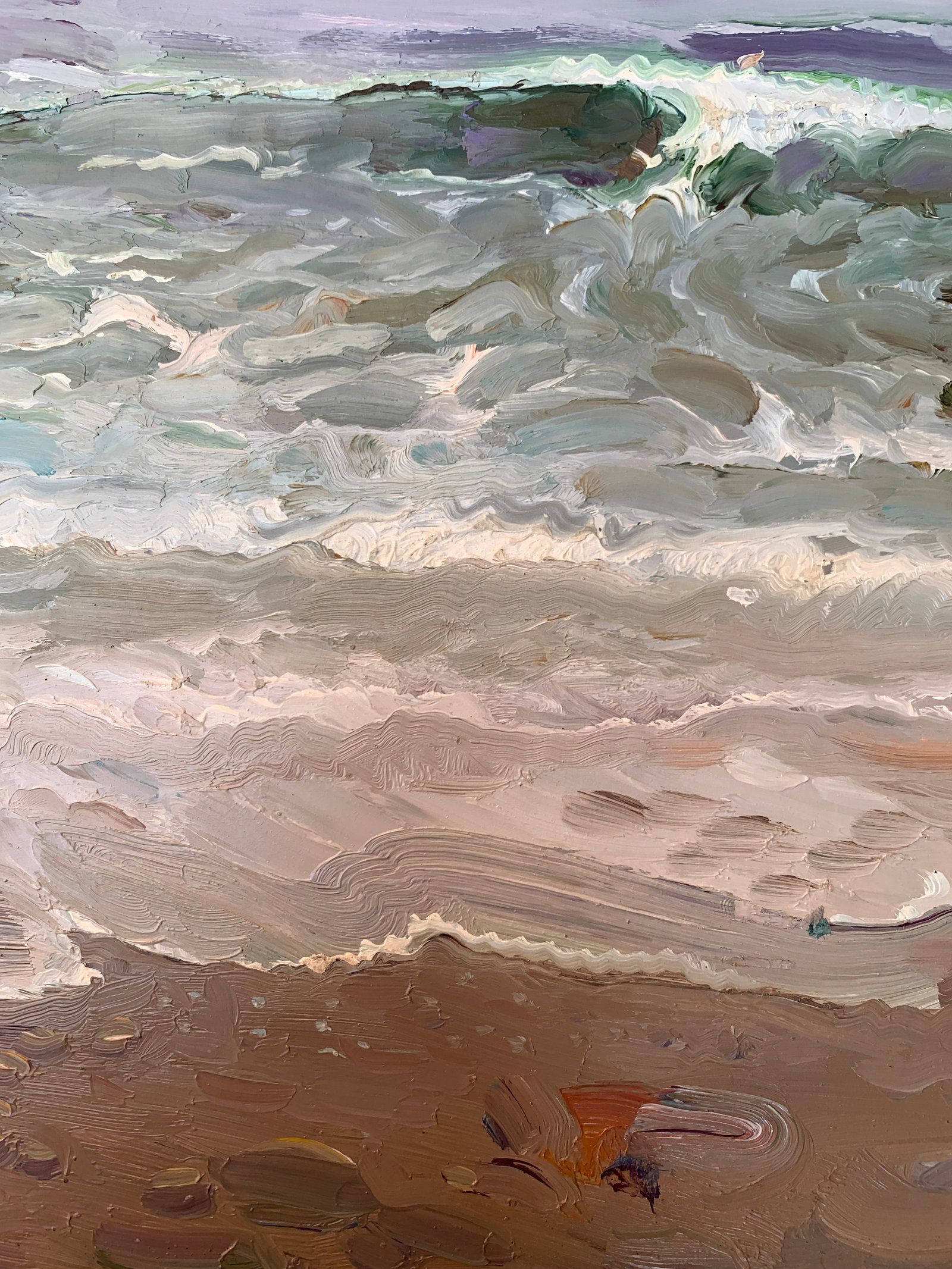 Oil painting Spring seashore Onyshchenko - 9