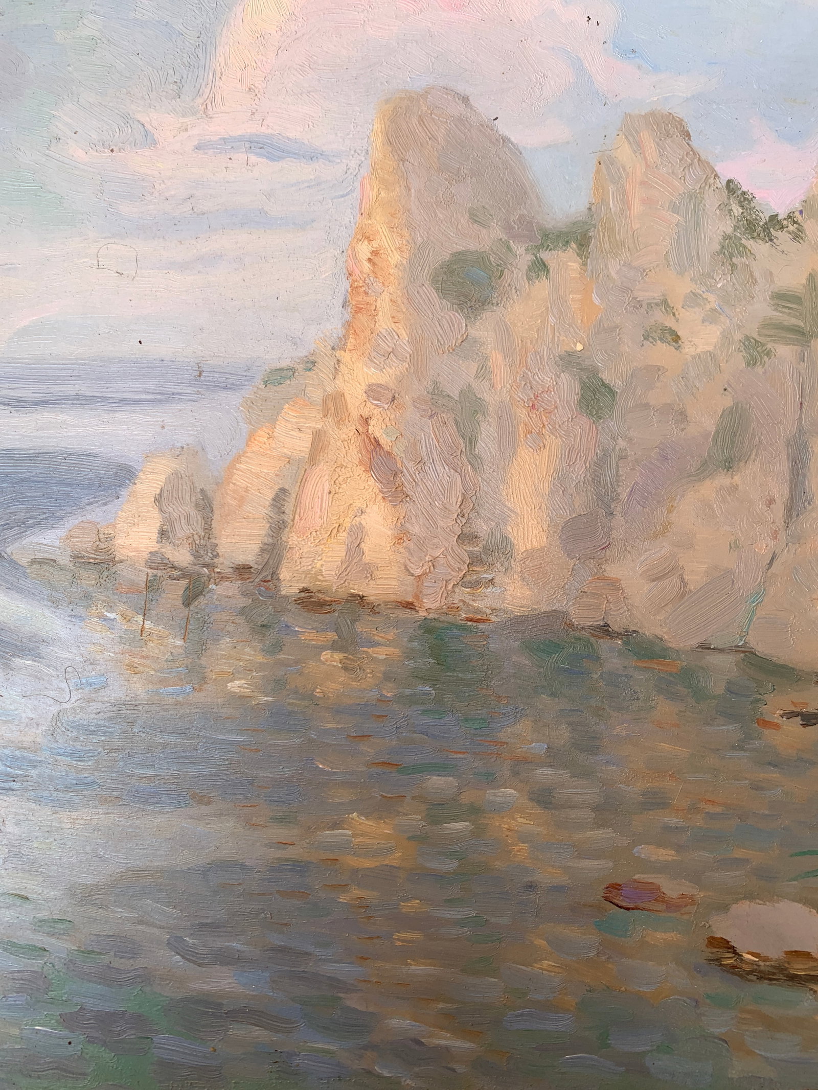 Oil painting Rocks in the morning Onyshchenko - 4