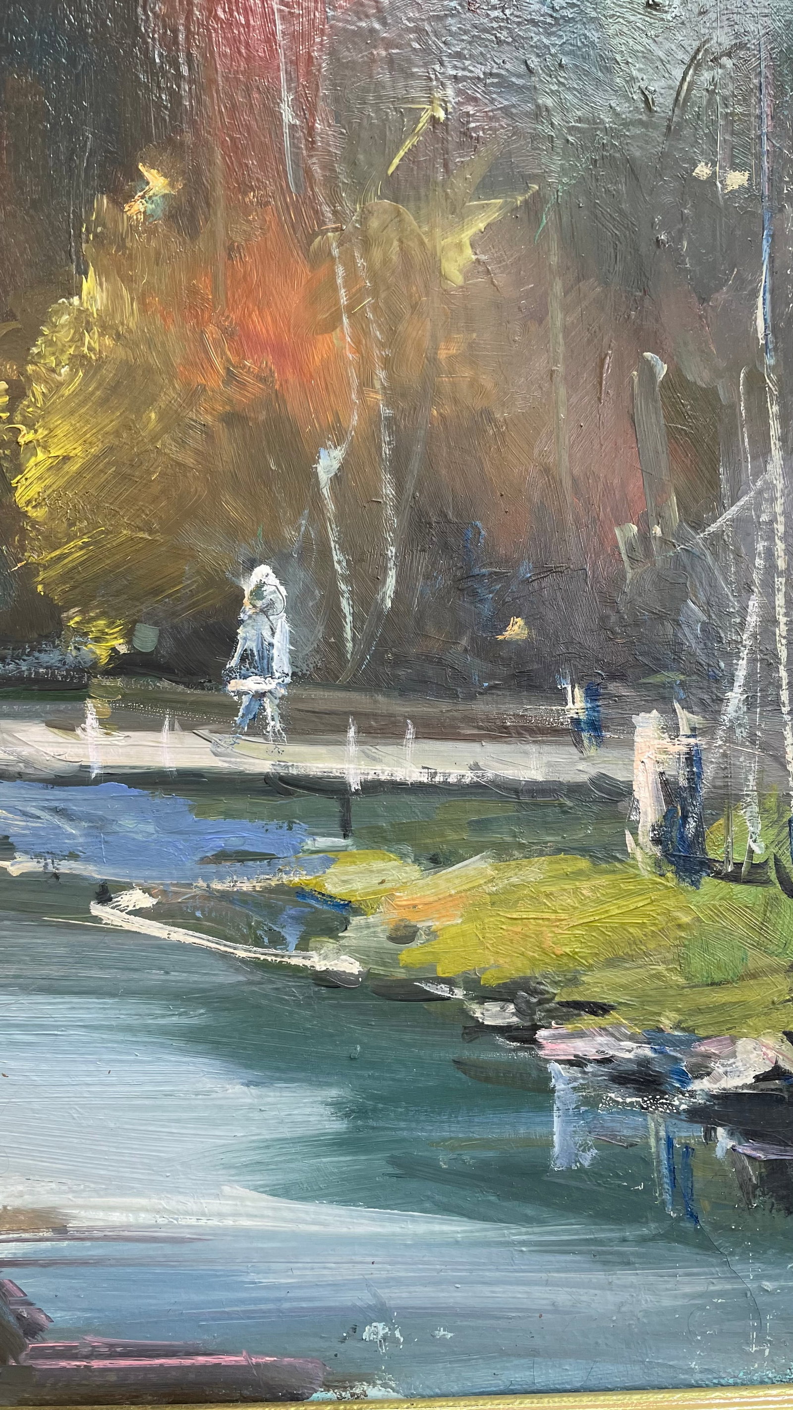 Oil painting Bridge Ivan Romanyuk - 2