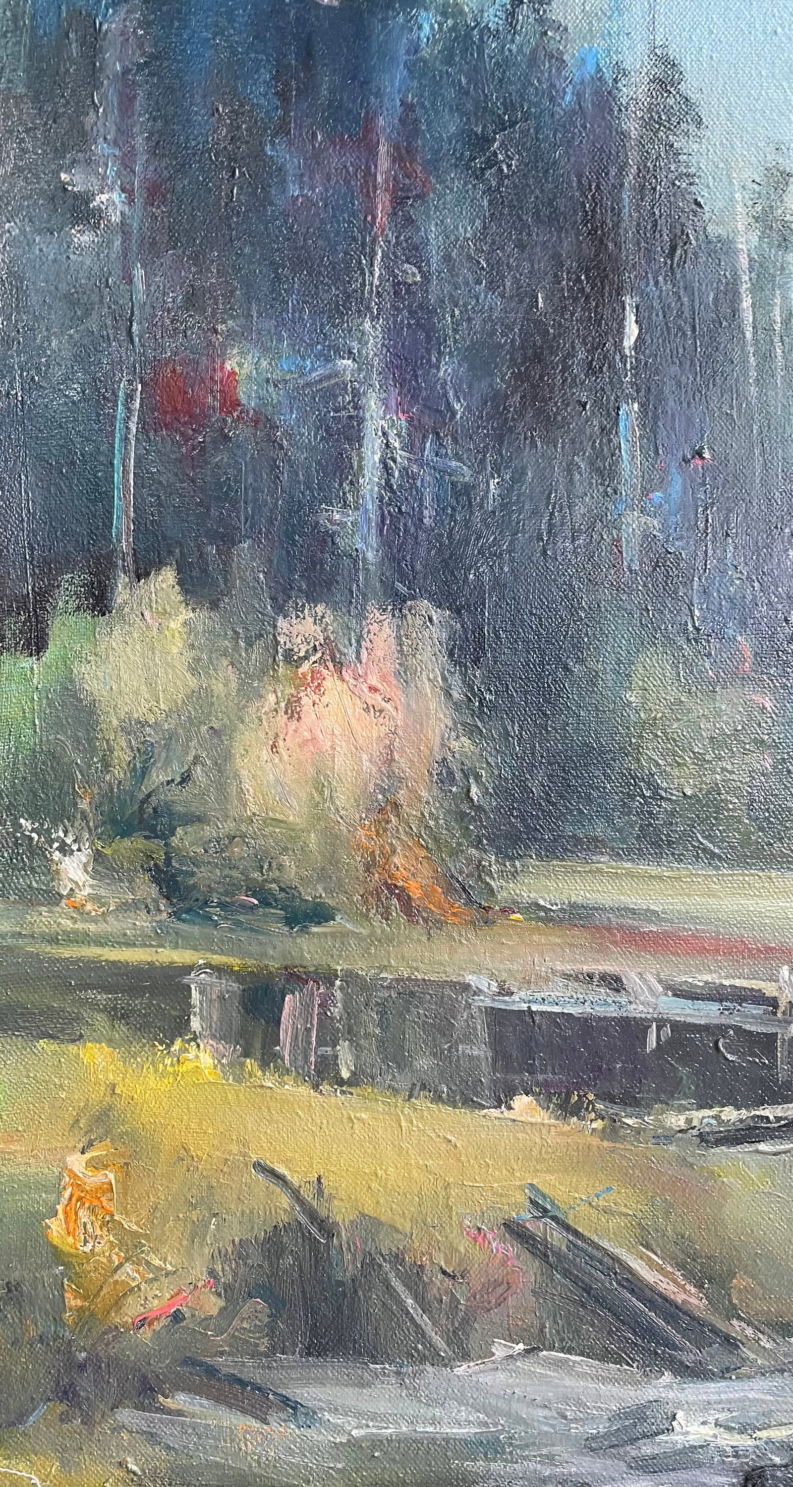 Oil painting Windy Ivan Romanyuk - 2