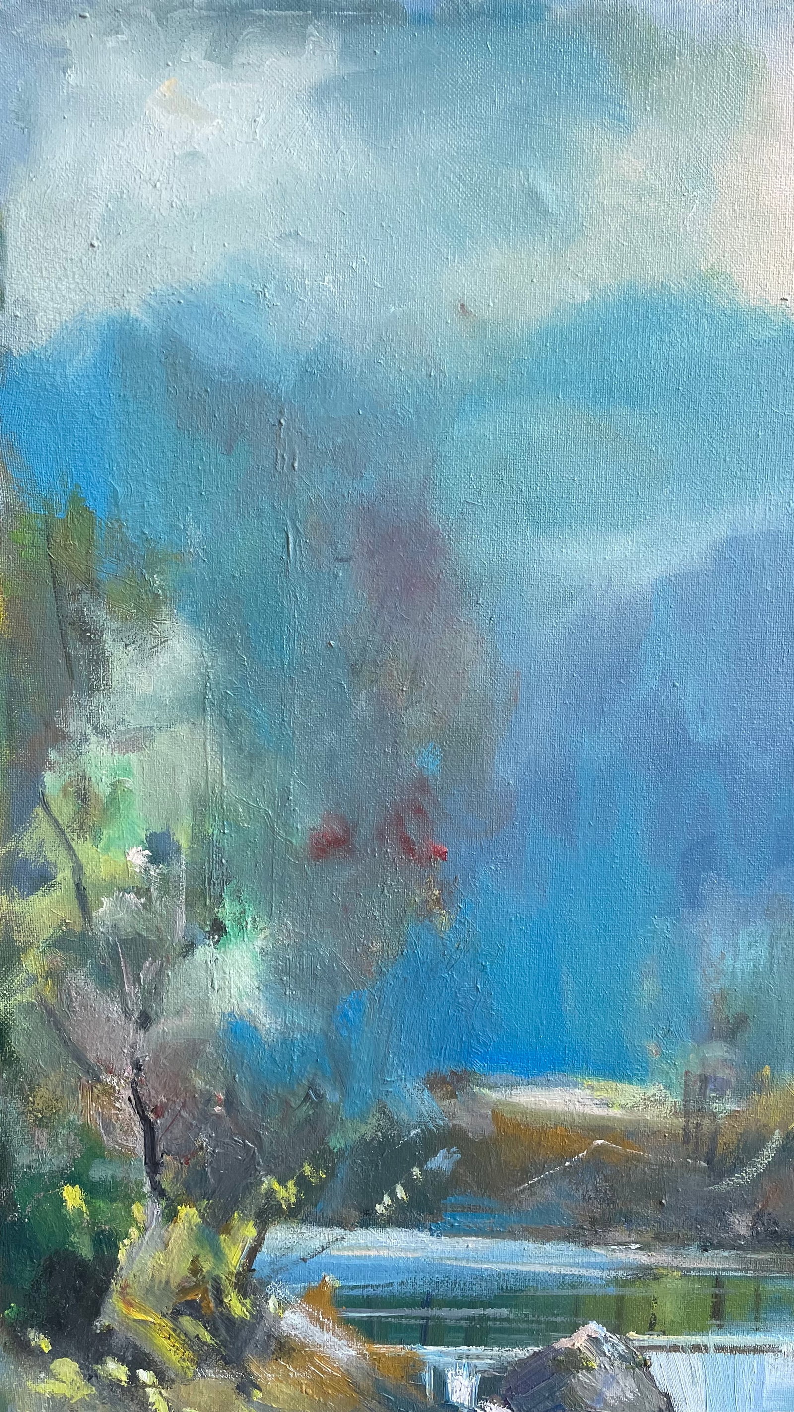 Oil painting Firts cold Ivan Romanyuk - 2