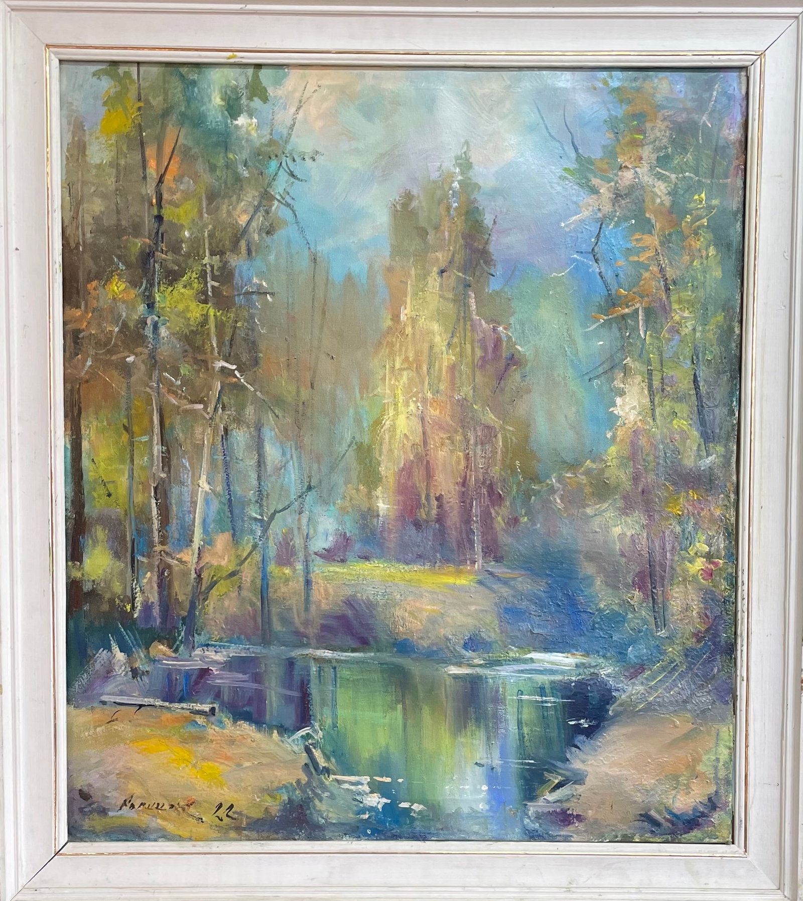 Oil painting Orange trees Ivan Romanyuk: Title: Oil painting Orange trees Ivan Romanyuk Description: 38ROM Painter: Ivan Romanyuk S?ze: 80x65 cm/31,4x25,5 inches Components: oil, canvas Original painting CONDITION: exellent ARTIST: A native 