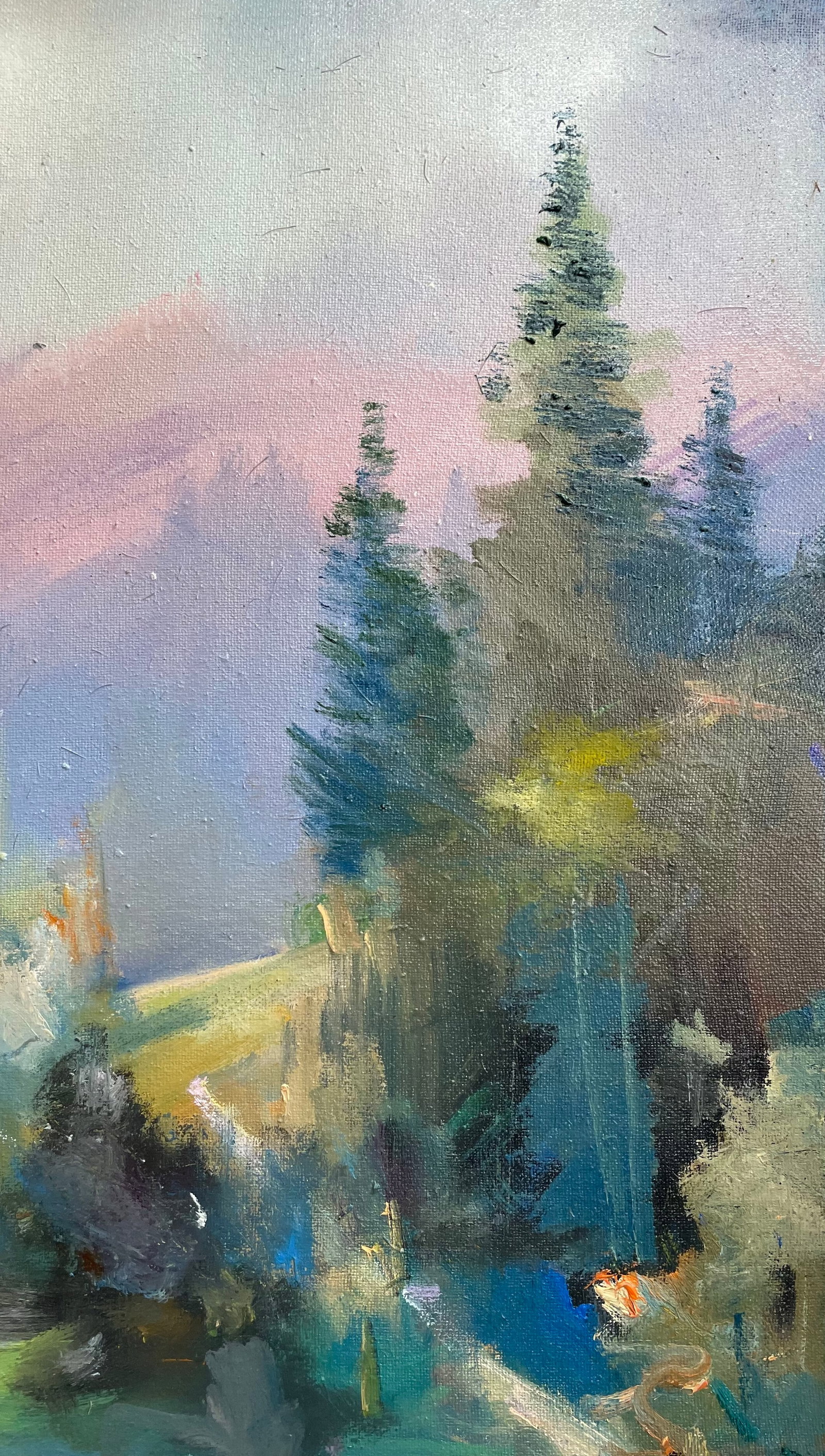 Oil painting Pink evening Ivan Romanyuk - 7